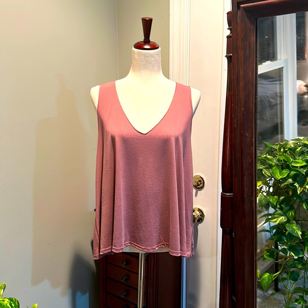 Abound: Mauve Tank Top XL
